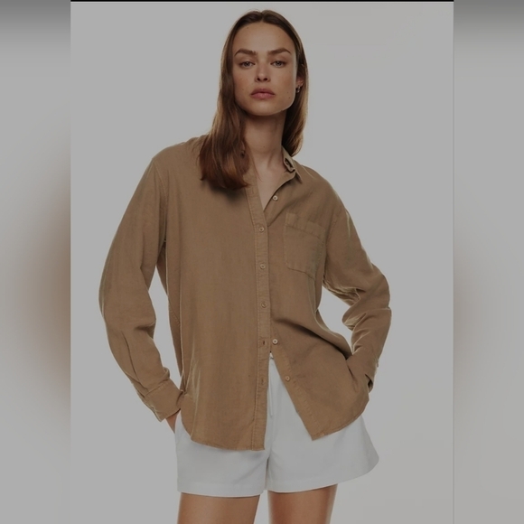 Aritzia The Group BABATON Button-down Shirt S - Picture 1 of 10